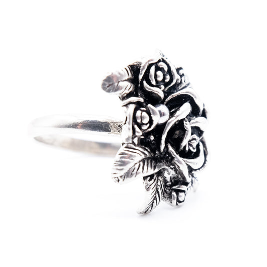 ANELLO ROSE IN ARGENTO