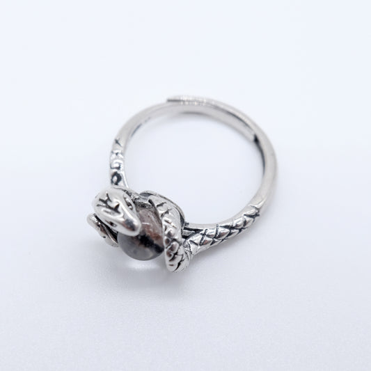 ANELLO SERPENTE E SFERA