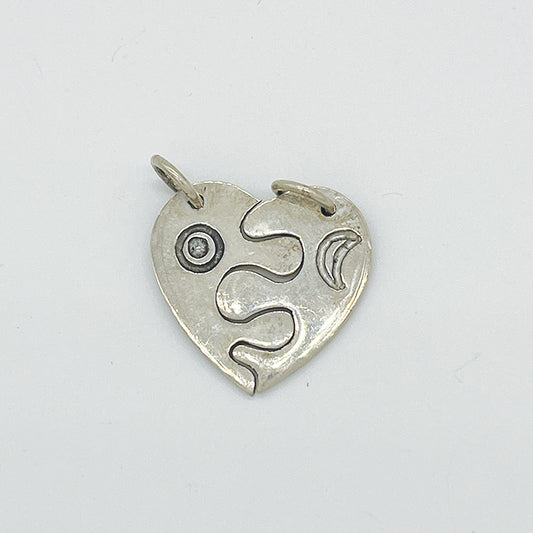 CIONDOLO CUORE SOLE LUNA